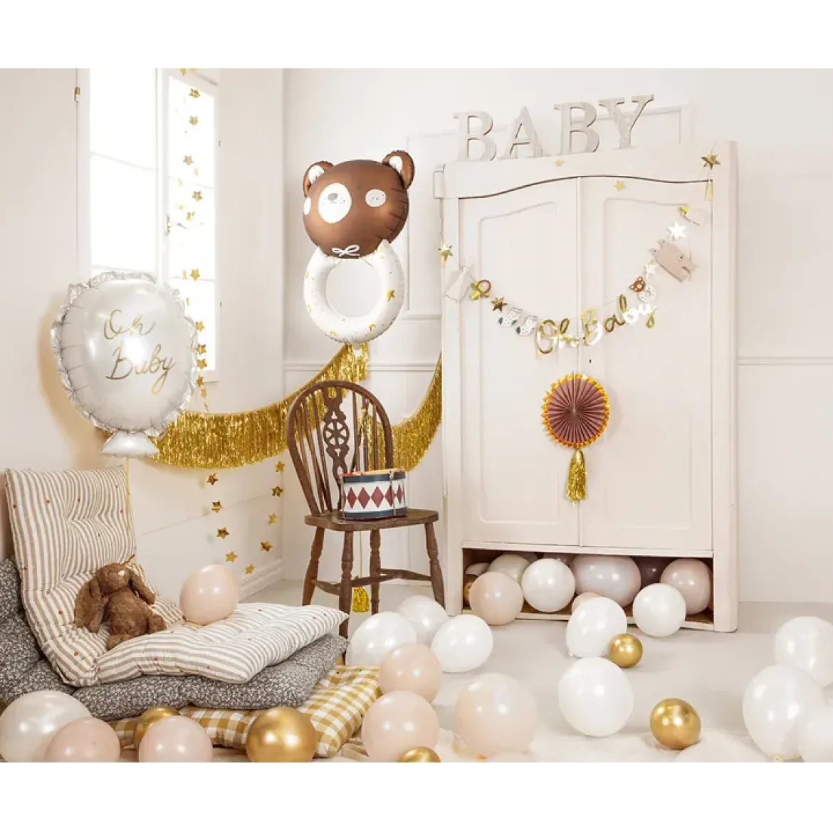 Folieballong, teddybear 61x88 cm