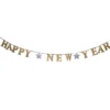 Girlang, happy new year guld 360x13 cm