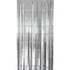 Glitterdraperi, matt silver 1x2 m