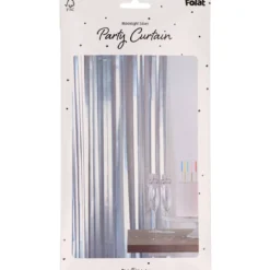 Glitterdraperi, matt silver 1x2 m