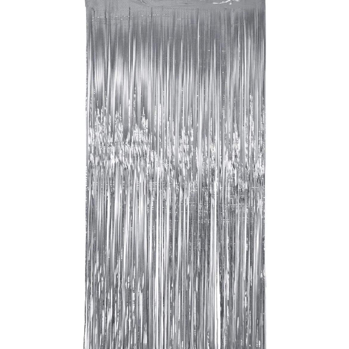 Glitterdraperi, silver 1x2 m