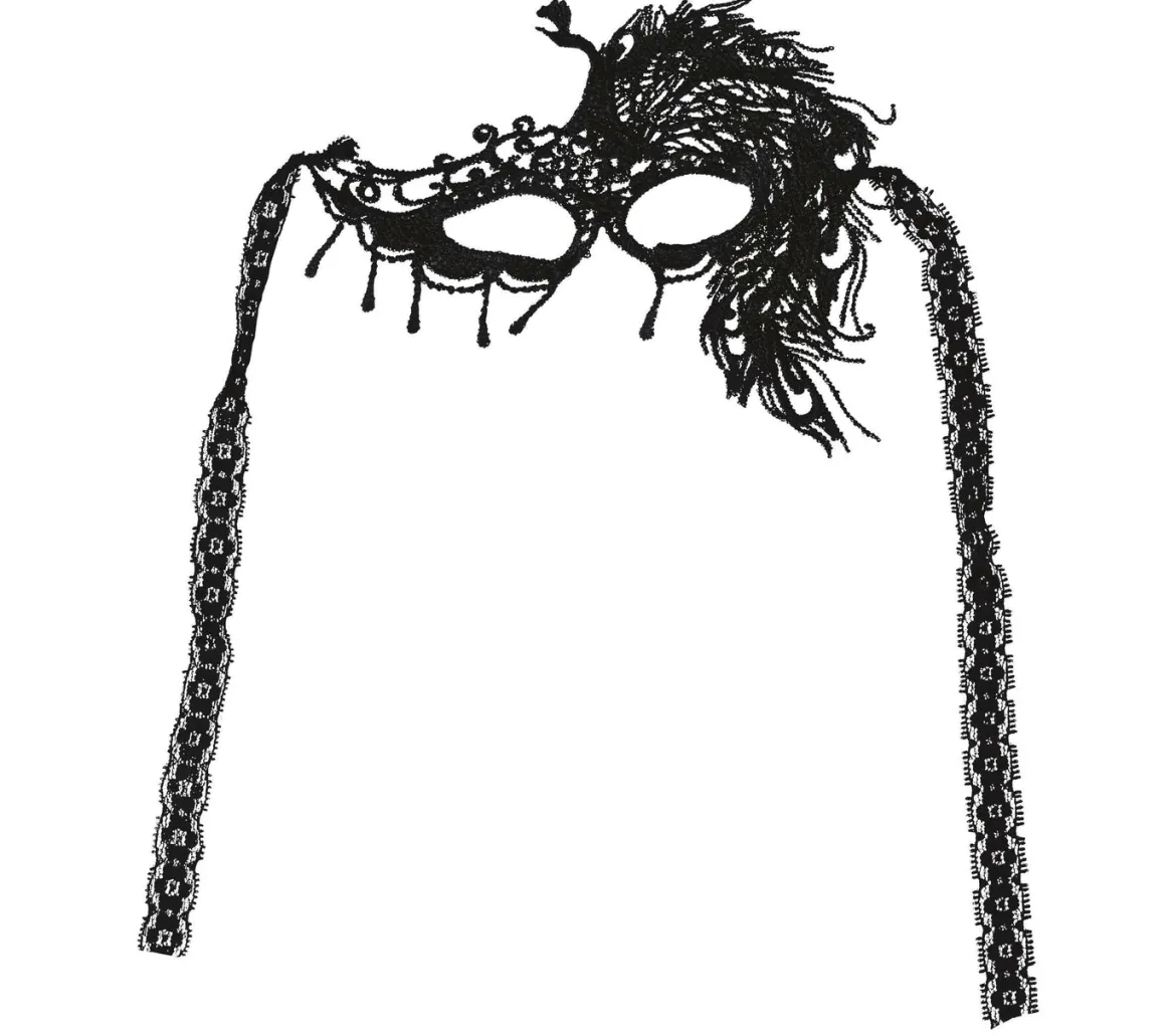 Ögonmask, Black lace 1