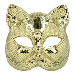 Ögonmask, disco cat gold