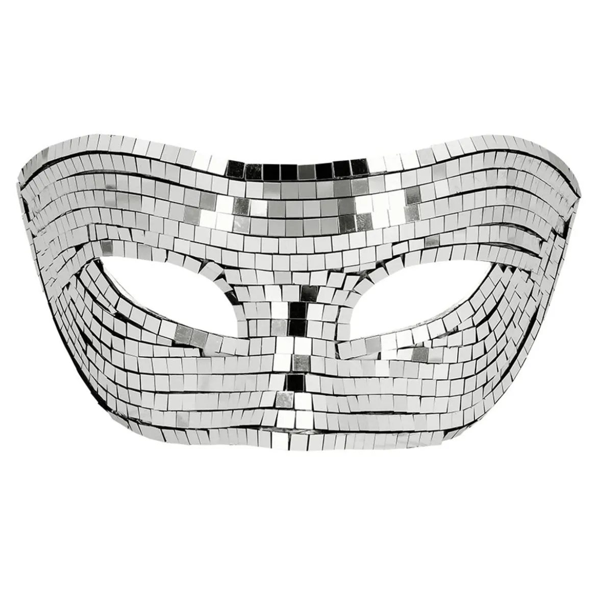 Ögonmask, disco silver