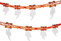 Halloweengirlang, spöke 300 cm