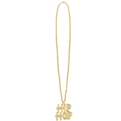 Halsband, hiphop guld
