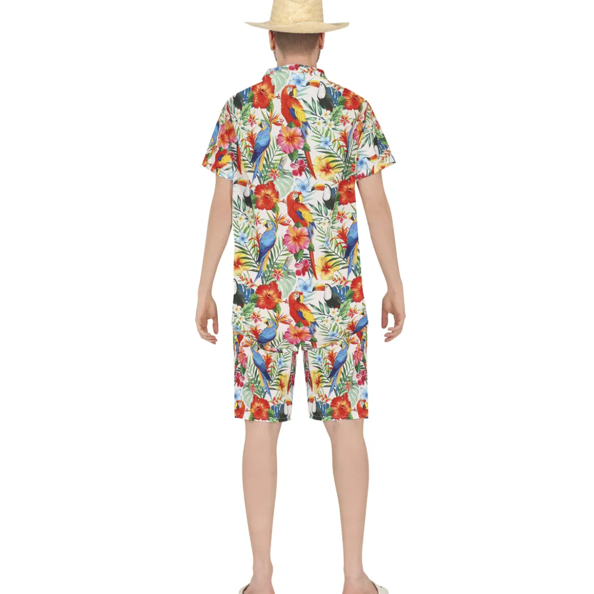 Hawaiiskjorta och shorts, turist