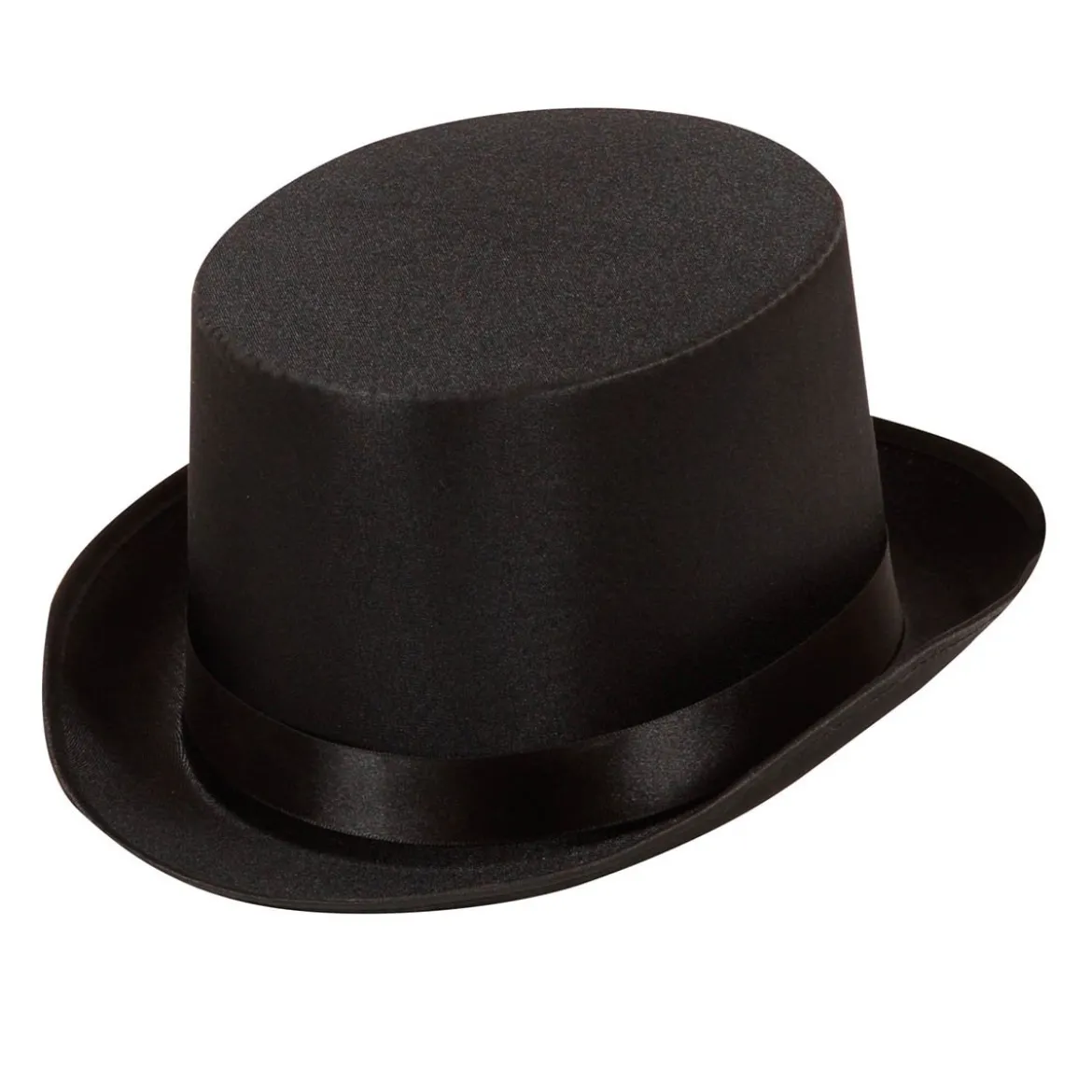 Hög hatt, satin svart