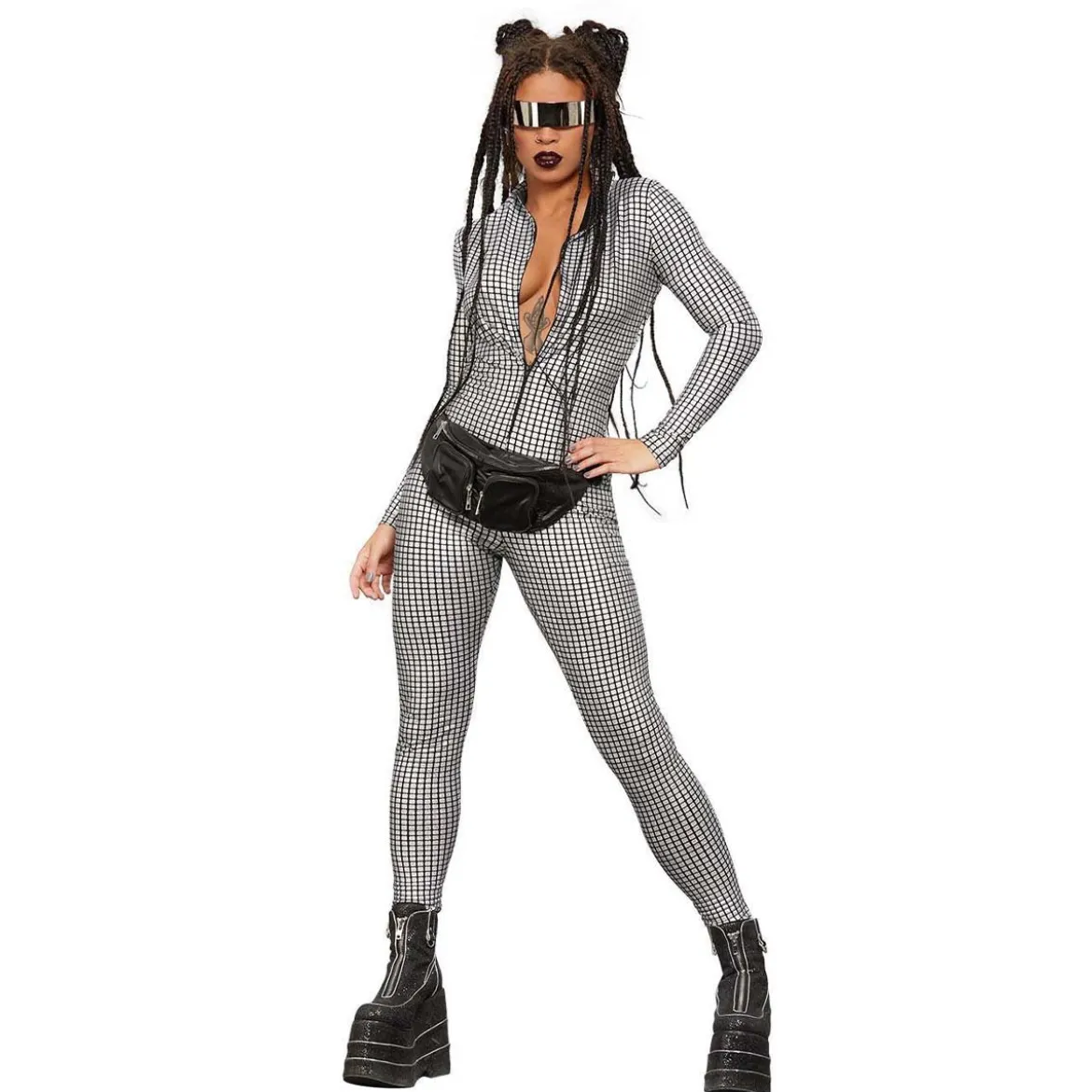 Jumpsuit, Fever Miss Whiplash Disco Holographic