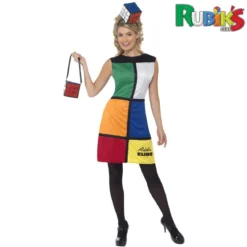Klänning rubiks kub med tillbehör