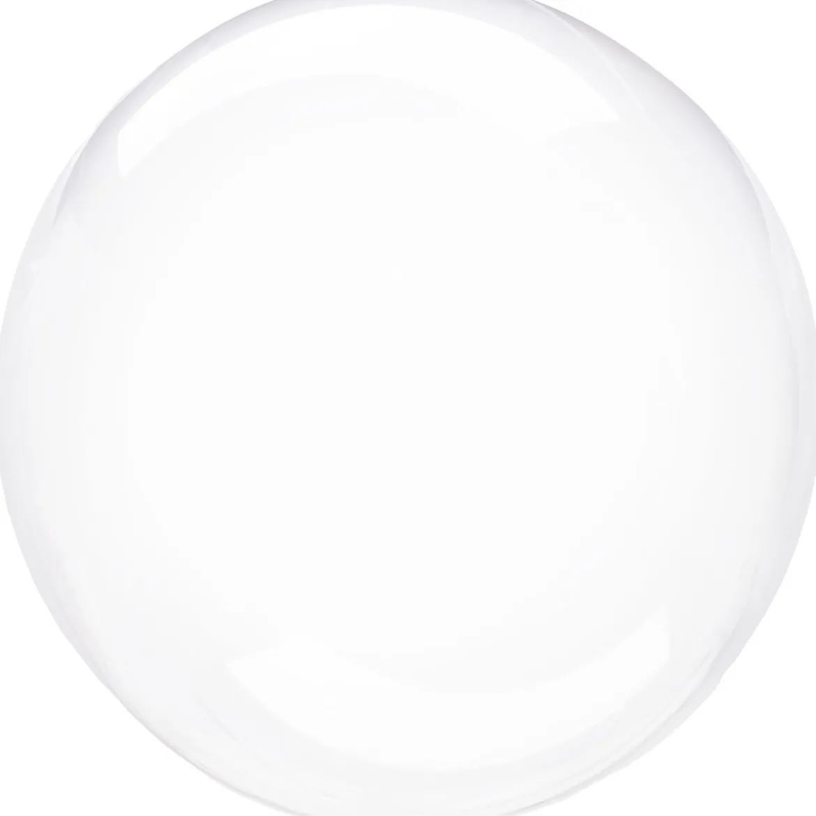 Klotballong, transparent klar 40 cm