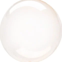 Klotballong, transparent orange 40 cm