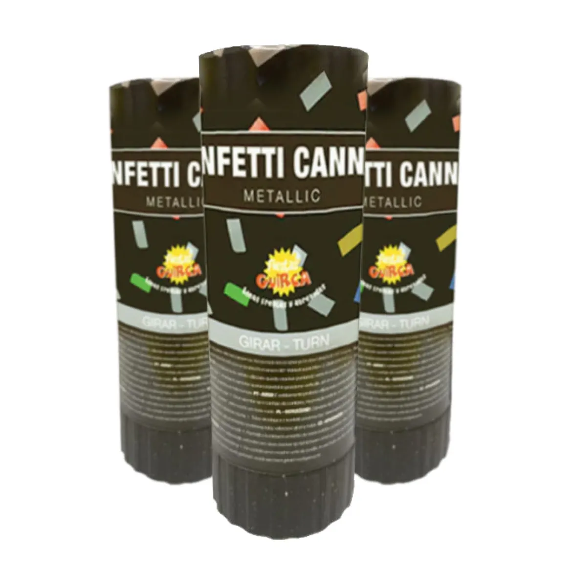 Konfettibomb, multi 3 st