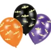 Latexballonger, Glow in the dark Bats 27 cm 6 st