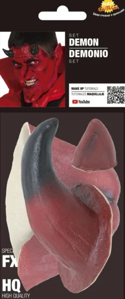 Latexset, djävul röda