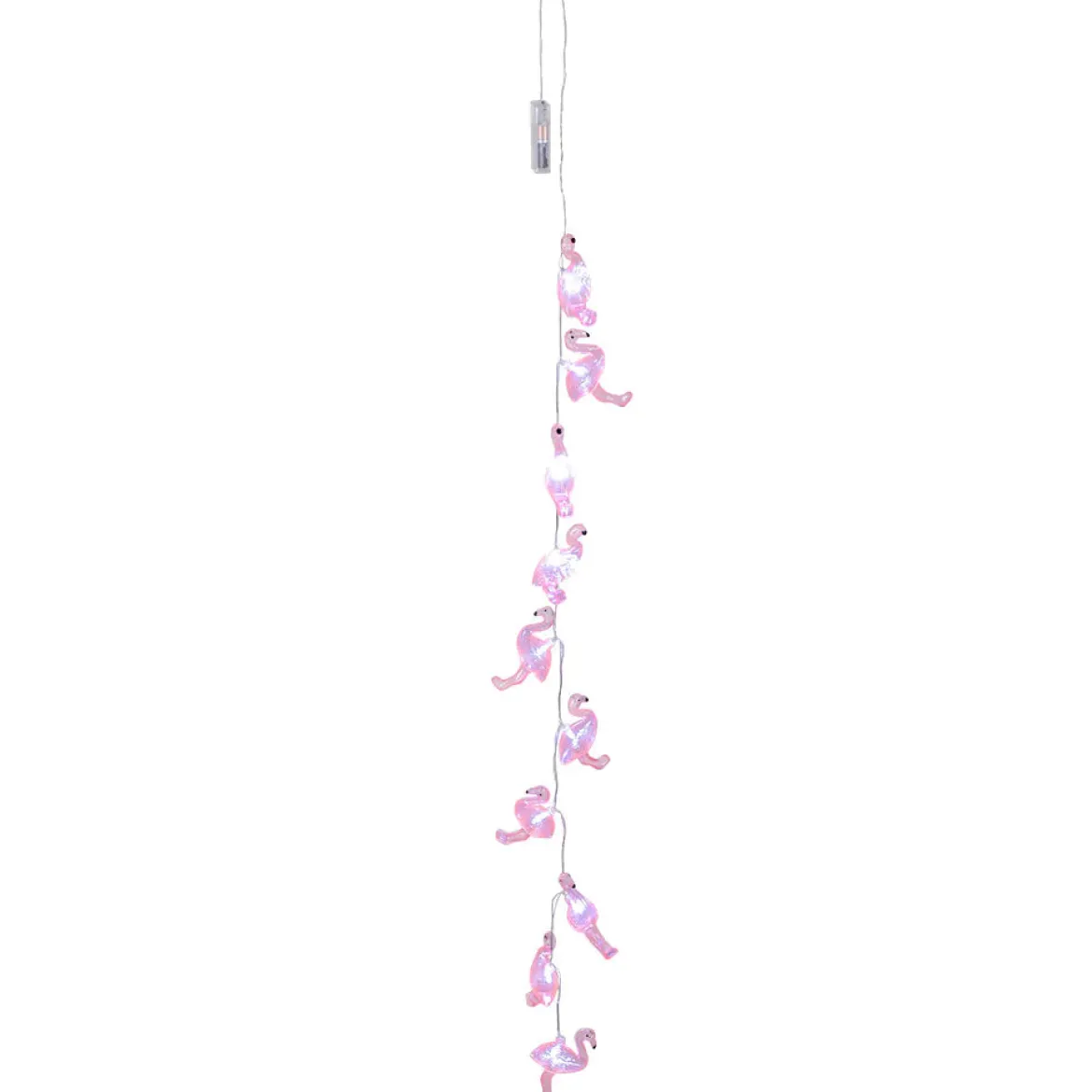 Ljusslinga LED, flamingo 140 cm