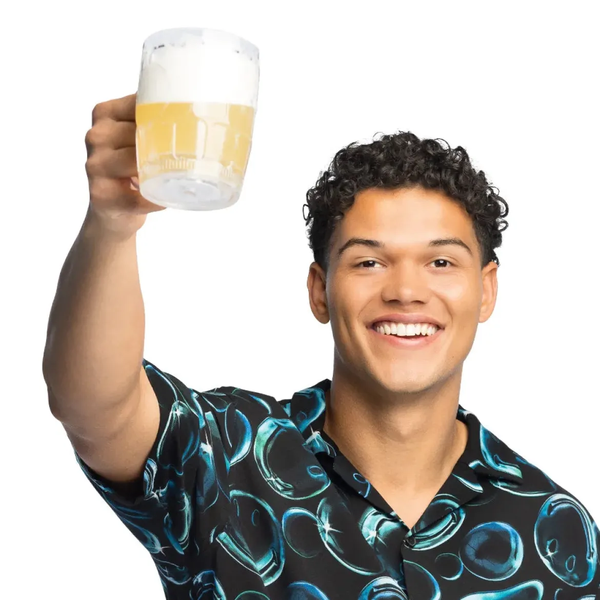 Ölsejdel i plast, LED 55 cl