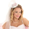 Minihatt med slöja, bride to be