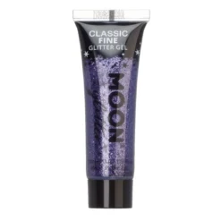 Moon Ansikts- & kroppsglitter i tub, lila 12 ml