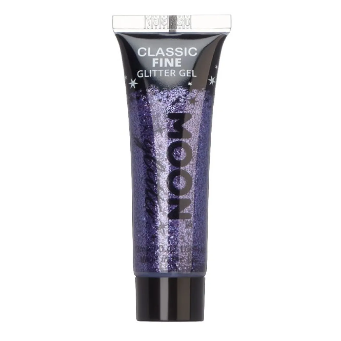 Moon Ansikts- & kroppsglitter i tub, lila 12 ml