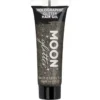 Moon Glitter Holographic Glitter Hair Gel, black 20 ml