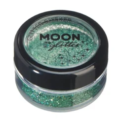 Moon Glitter Holographic Glitter Shakers, green 5 g