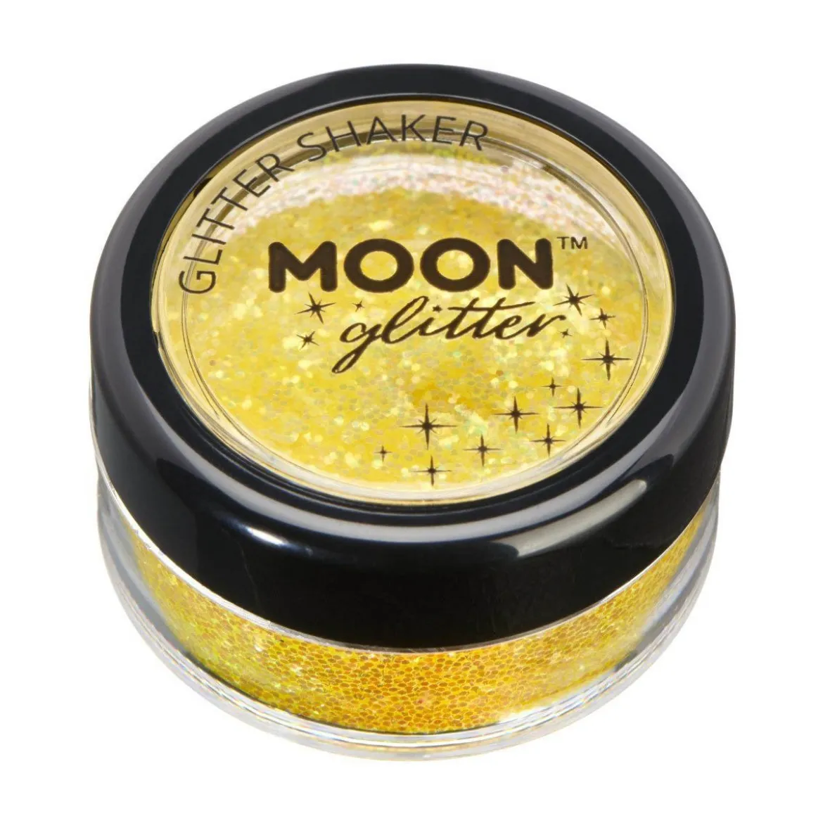 Moon Glitter Iridescent Glitter Shakers, yellow 5 g