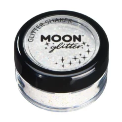 Moon Glitter Pastel Glitter Shakers, white 5 g