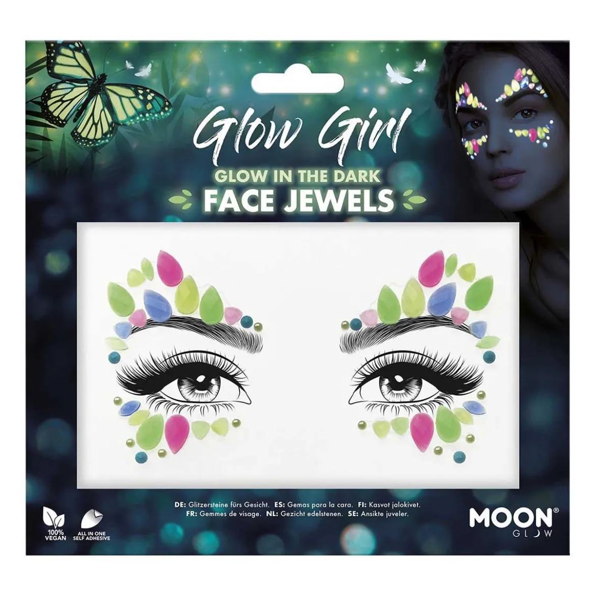 Moon glow in the dark kroppsstenar, Glow Girl