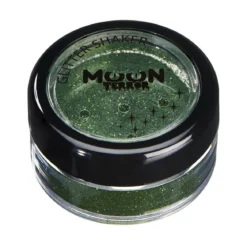 Moon Terror Halloween Glitter Shakers, green 5 g