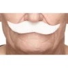 Mustasch, captain vit