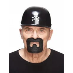 Mustasch, handyman svart