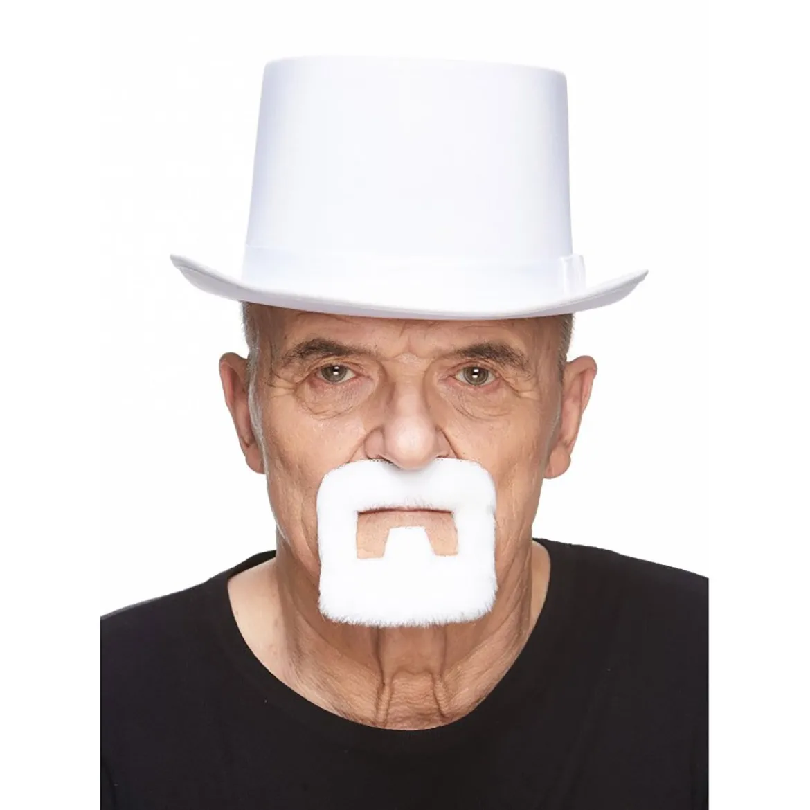 Mustasch, handyman vit
