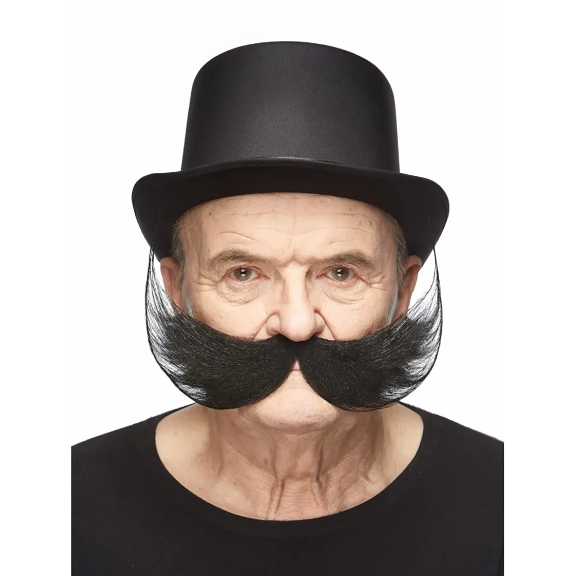 Mustasch, inventor svart
