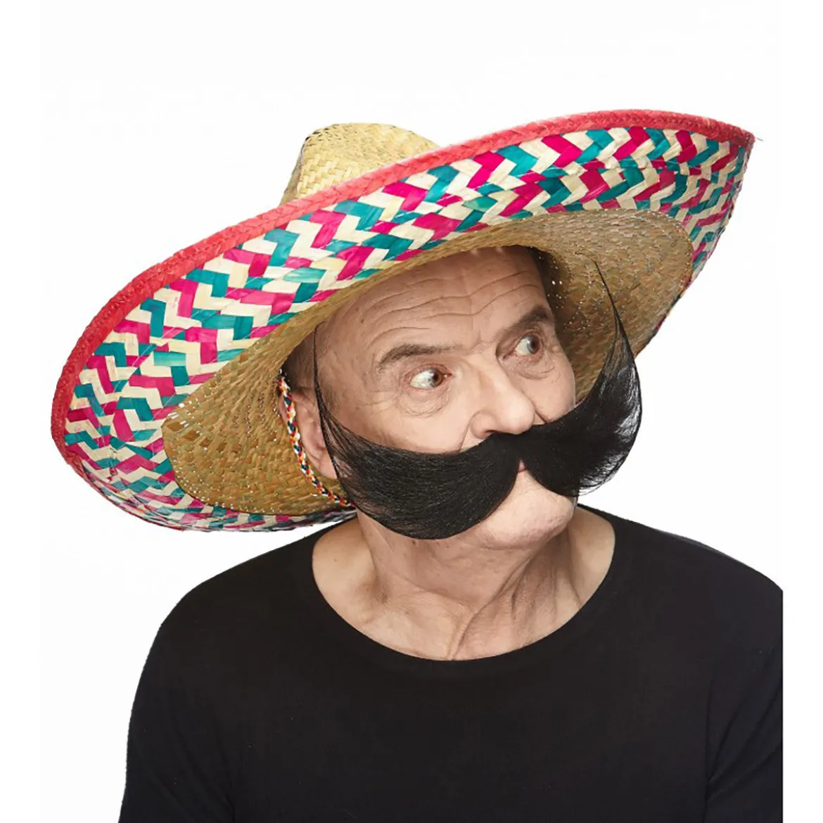 Mustasch, inventor svart