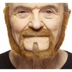 Mustasch med skägg, captain kastanj