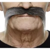 Mustasch, outlaw svart/vit