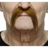 Mustasch, ranger röd