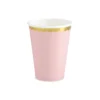 Pappersmuggar, ljusrosa 220 ml 6 st
