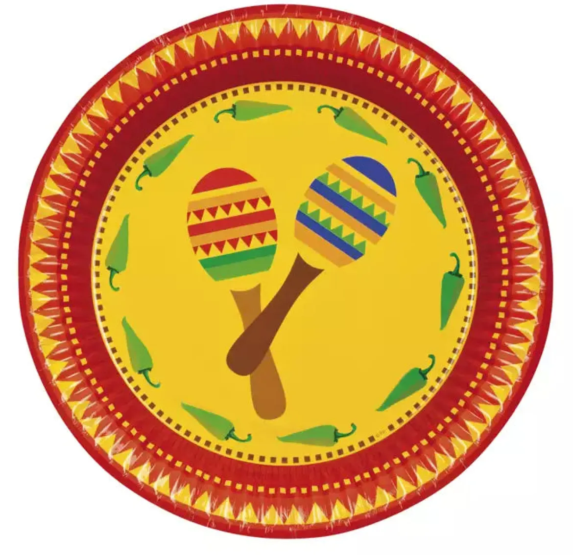 Papperstallrikar, fiesta 23 cm
