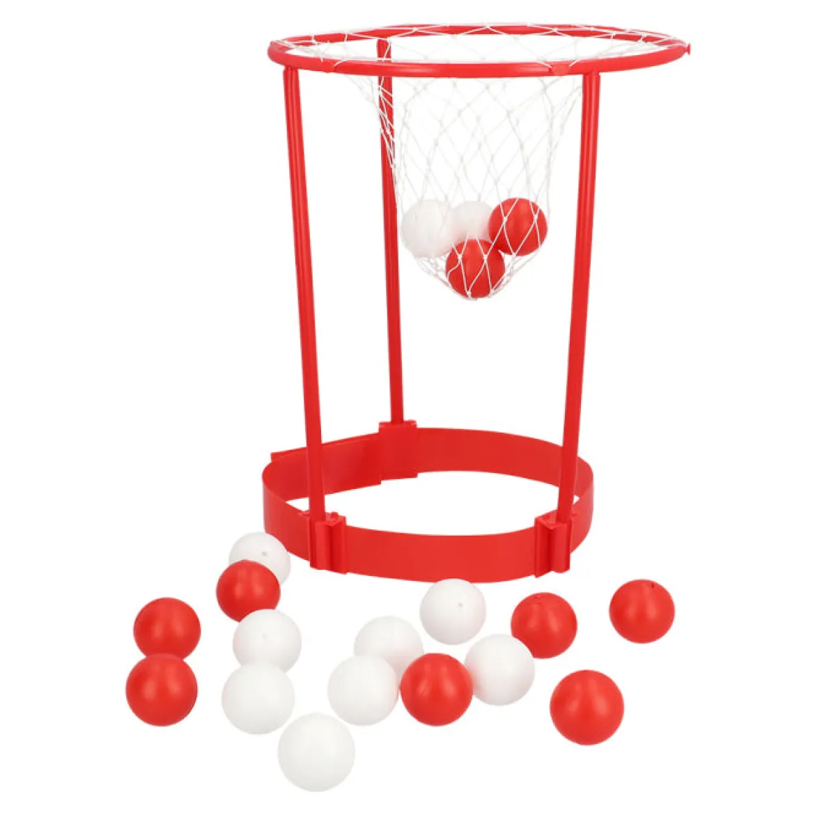 Partyspel, head basket shot