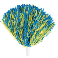 Pom-pom, blå/gul 180 g