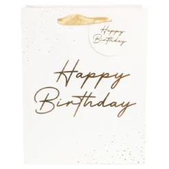 Presentpåse, happy birthday 18x23x10 cm