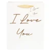 Presentpåse, I love you 18x23x10 cm