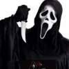 Scream mask & kniv, Ghostface
