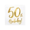 Servetter, happy birthday 50th 20 st