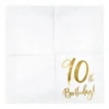 Servetter, happy birthday 90th 20 st