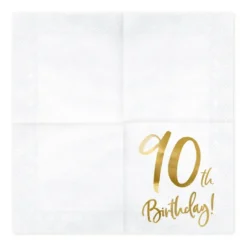 Servetter, happy birthday 90th 20 st