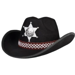 Sheriffhatt, barn svart