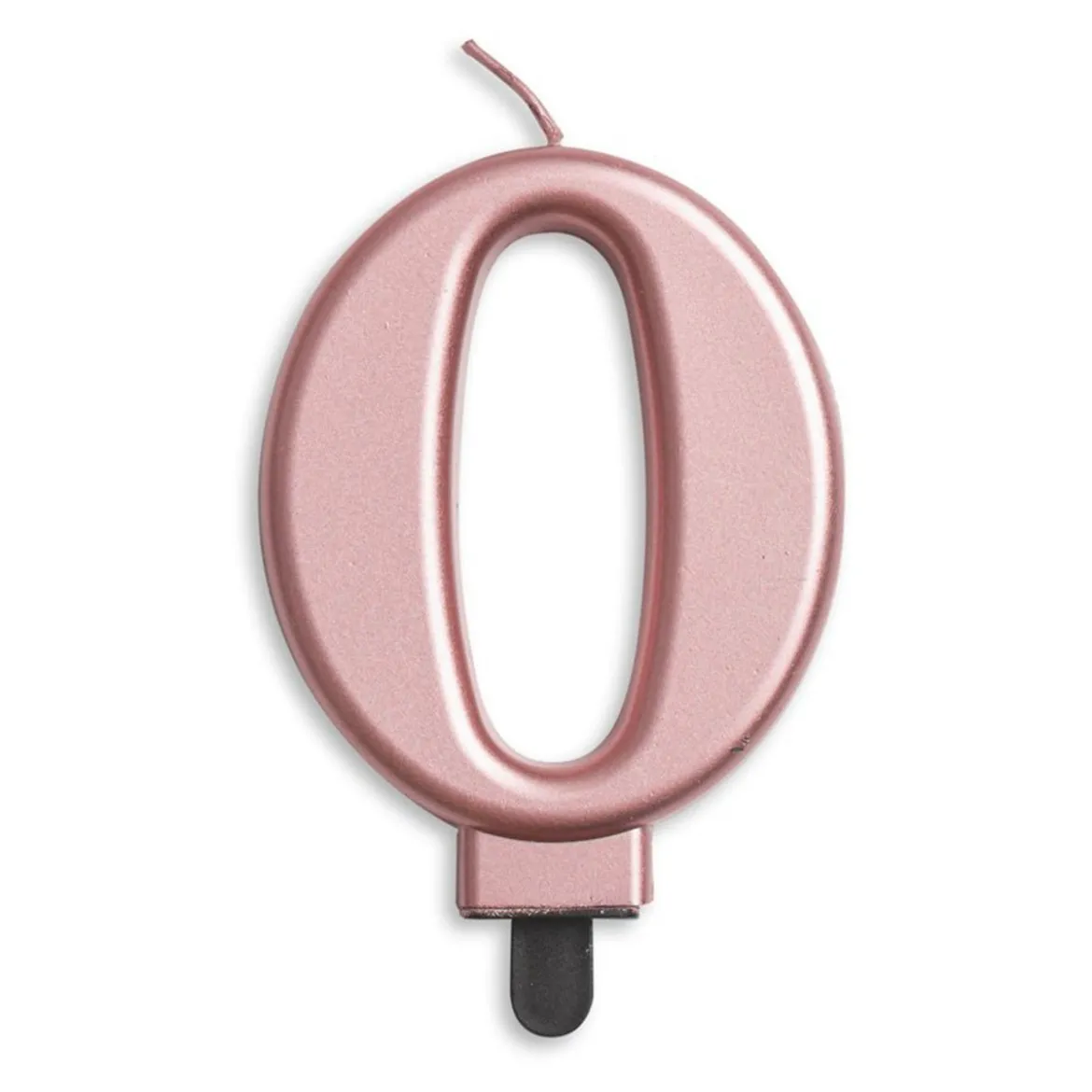 Sifferljus, 0 rose guld metallic